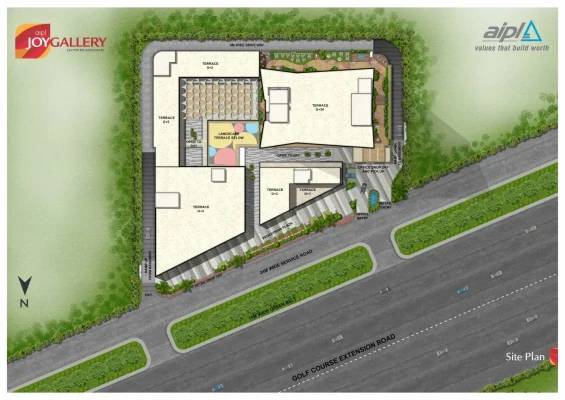 Aipl-joy-gallery-site-plan