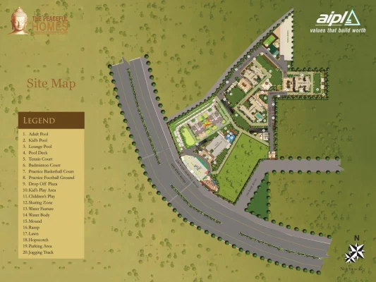 Aipl-the-peaceful-homes-site-map