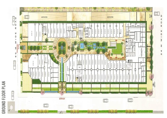 Adani-brahma-miracle-mile-site-plan