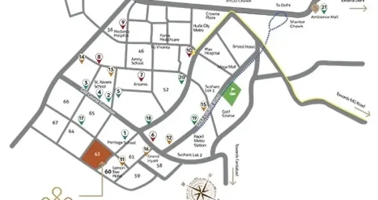 Adani-samsara-avasa-location-map