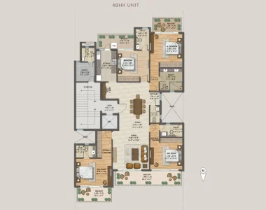 Adani-samsara-vilasa-floor-plan-4-bhk-2745-sq.ft_