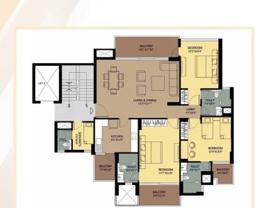 Ambience-creacions-3bhk-servant-room-floor-plan-2781-sq.ft_
