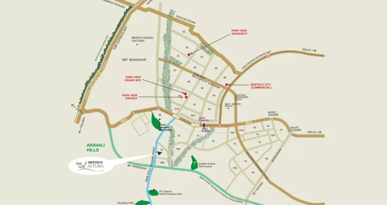 Bestech-park-view-altura-location-map
