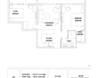 Central-park-flower-valley-the-room-1272-sqft-floor-plan