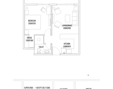 Central-park-flower-valley-the-room-929-sqft-floor-plan