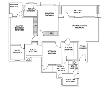 Central-park-resorts-belgravia-3-bhk-floor-plan-1960-sqft.
