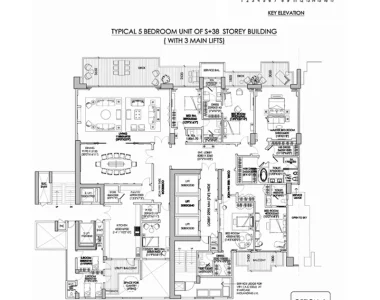 Dlf-camellias-5-bedroom-floor-plan
