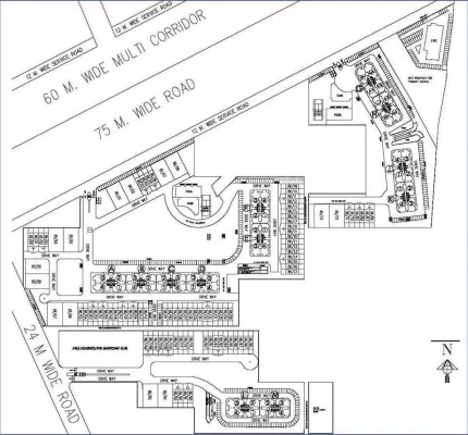 Dlf-new-town-heights-site-plan-sec-86