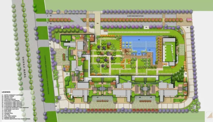 Dlf-one-midtown-master-plan