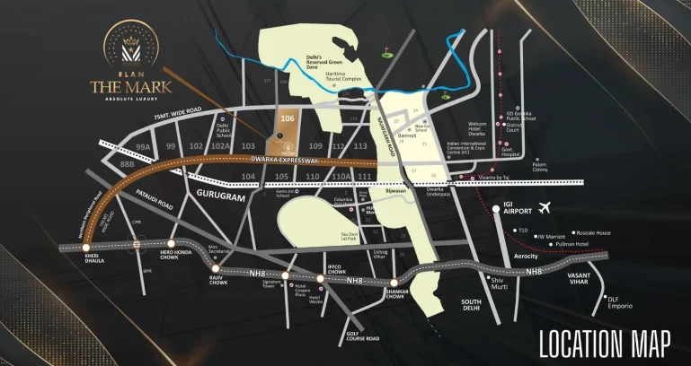 Elan-the-mark-location-map
