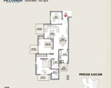 Eldeco-accolade-2-bhk-study-floor-plan-type-c