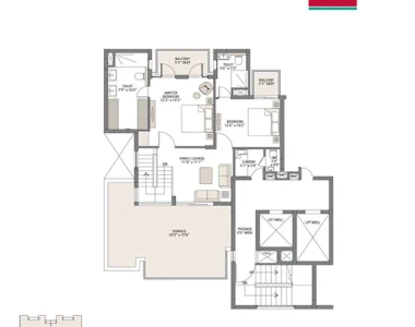 Emaar-gurgaon-greens-floor-plan-upper-level-4-bhk-3200-sq.ft_.