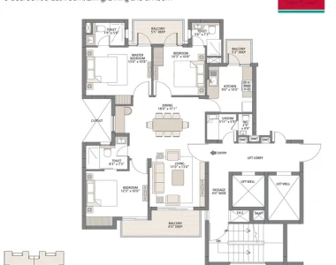 Emaar-imperial-gardens-floor-plan-3-bhk-study-room-2025-sqft.
