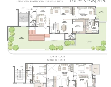 Emaar-mgf-palm-gardens-flor-plan-5-bhk