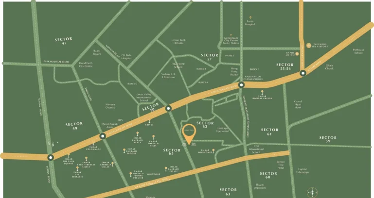 Emaar-urban-oasis-location-map