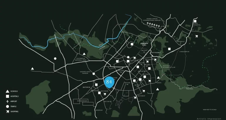 Ganga-realty-nandaka-location-map