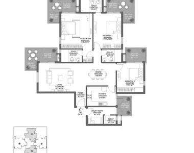 Godrej-101-floor-plan-3-bhk-utility-room-type-2