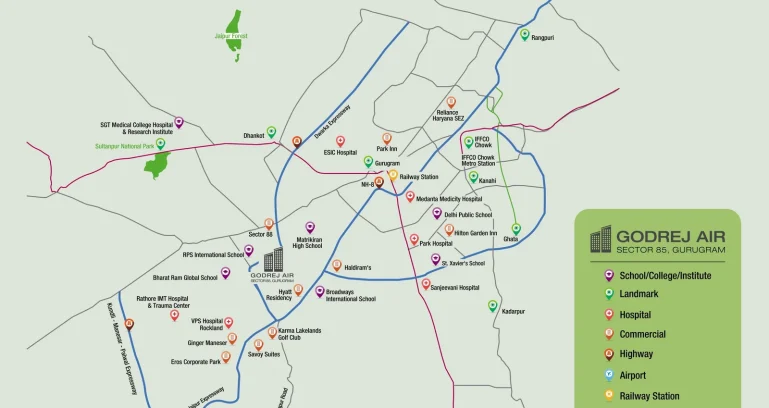 Godrej-air-location-map