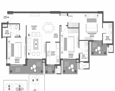 Godrej-icon-floor-plan-3-bhk-type-b