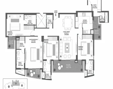 Godrej-icon-floor-plan-4-bhk-utility-type-a