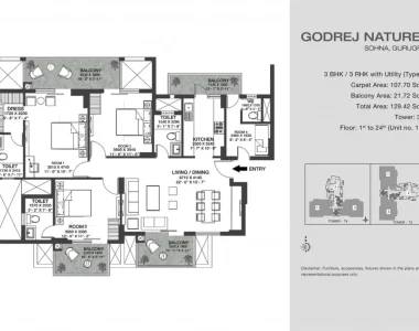 Godrej-nature-plus-floor-plan-3rhk-with-utility-129.42-sq.mt.