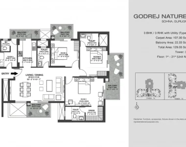 Godrej-nature-plus-floor-plan-3rhk-with-utility-type-b-129.03-sq.mt.