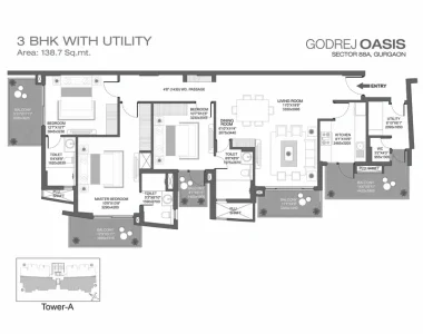 Godrej-oasis-floor-plan-3-bhk-utility-138.7-sq.mt_.