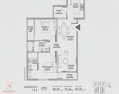 Godrej-south-estate-floor-plan-2-bhk