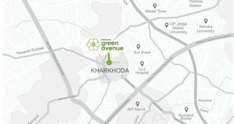 Indiabulls-green-avenue-location-map