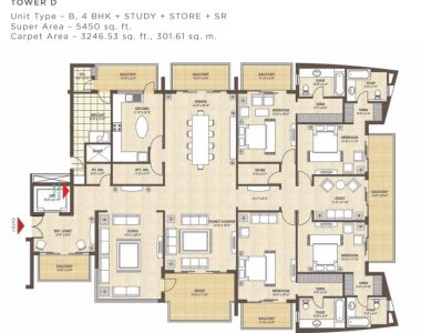 Kashish-manor-one-sector-111-gurgaon-floor-plan-4-bhk