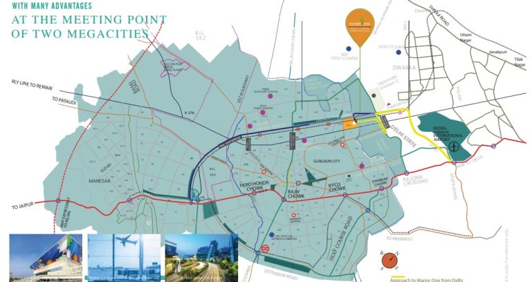 Kashish-manor-one-sector-111-gurgaon-location-map