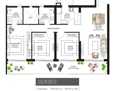 Krisumi-waterfall-residences-floor-plan-3ldk-b5