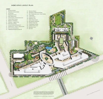 M3m-65th-avenue-site-plan