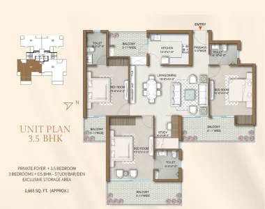 M3m-capital-3.5-bhk-floor-plan-1665-sq.ft_
