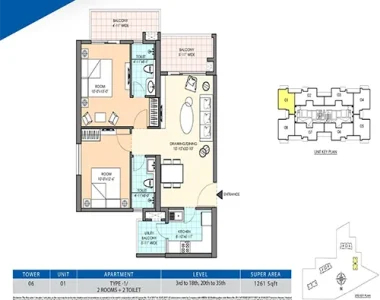 M3m-duo-high-floor-plan-2-bhk
