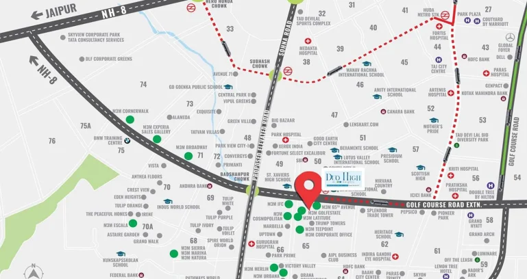 M3m-duo-high-location-map
