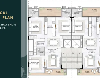 M3m-gold-rush-boutique-floors-typical-floor-plan