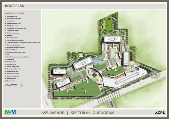 M3m-heights-site-plan
