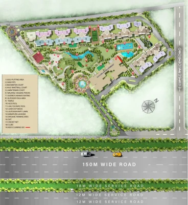 M3m-mansion-site-plan