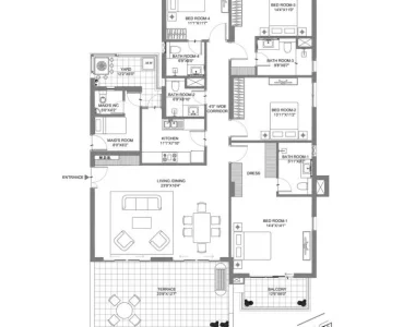 M3m-merlin-4bhk4tsqtr-floor-plan