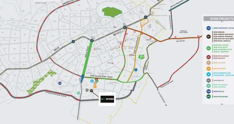 M3m-my-den-location-map