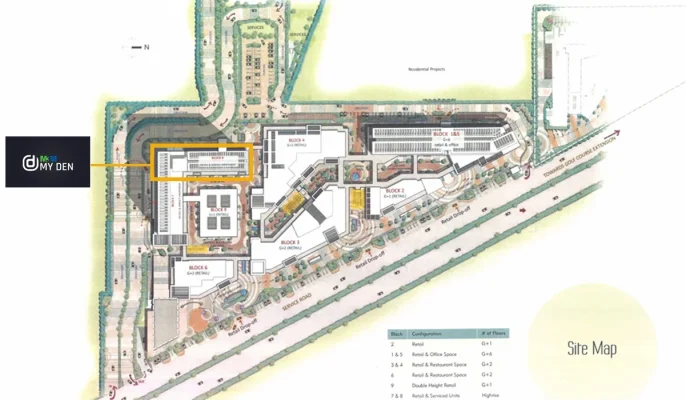 M3m-my-den-site-plan