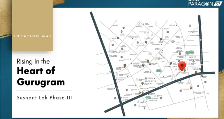 M3m-paragon-57-location-map