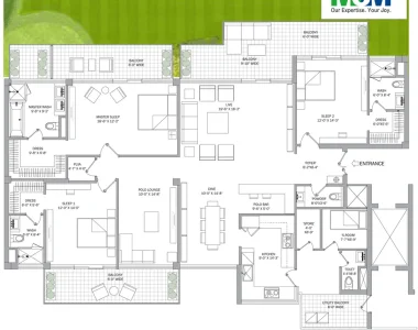 M3m-polo-suites-3bhk-floor-plan