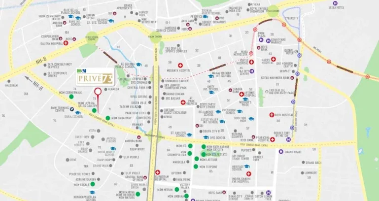 M3m-prive-73-loction-map
