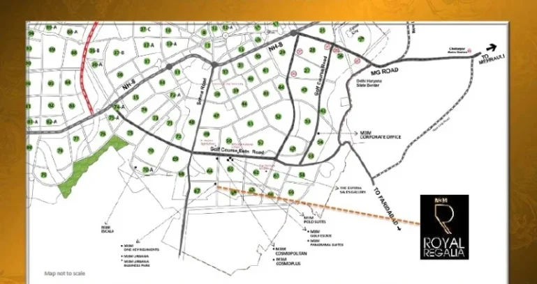 M3m-royal-regalia-location-map