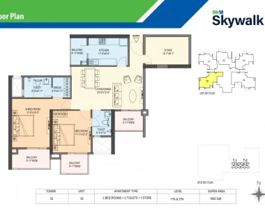 M3m-skywalk-2bhk-store-floor-plan-1682-sqft