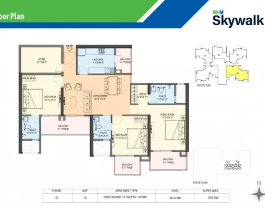 M3m-skywalk-3bhk-store-floor-plan-2032-sqft