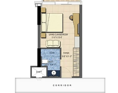M3m-urbana-one-key-resiments-floor-plan-550-sqft