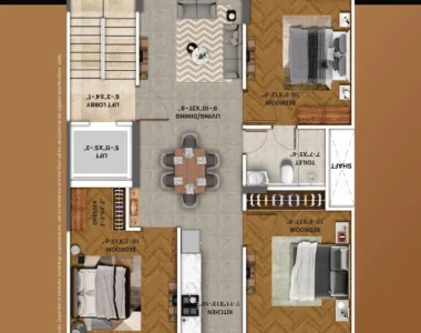 Mrg-crown-3-bhk-type-b-typical-floor-plan
